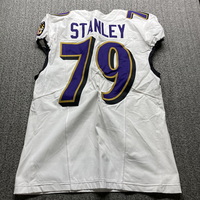 London Games - Ravens Ronnie Stanley Game Worn Jersey (10/15/23) Size 46