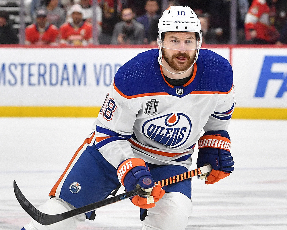 Zach Hyman #18 - 2024 Stanley Cup Final Edmonton Oilers Game-Worn