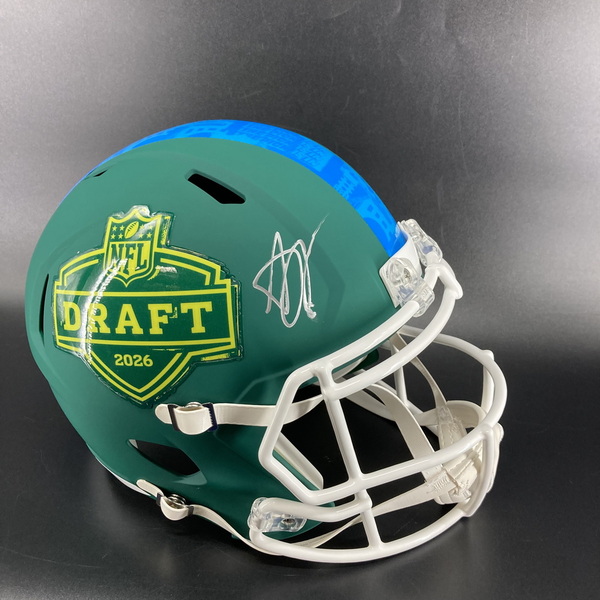 NFL - Giants Arvell Reese Signed '26 Draft Replica Speed Helmet