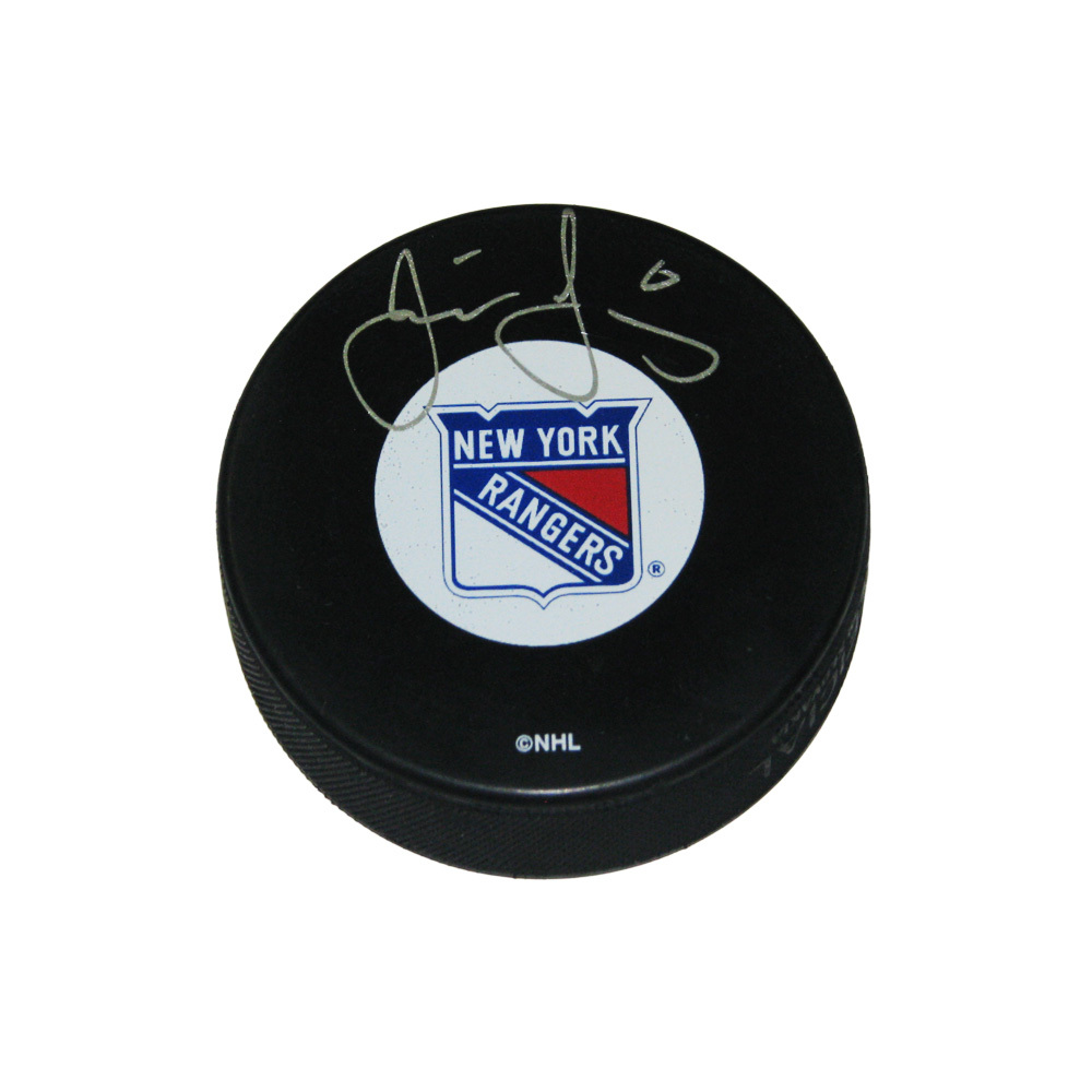 JAROMIR JAGR Signed New York Rangers Puck