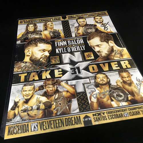 SIGNED and NUMBERED NXT 31Fight Cards (Random Number)