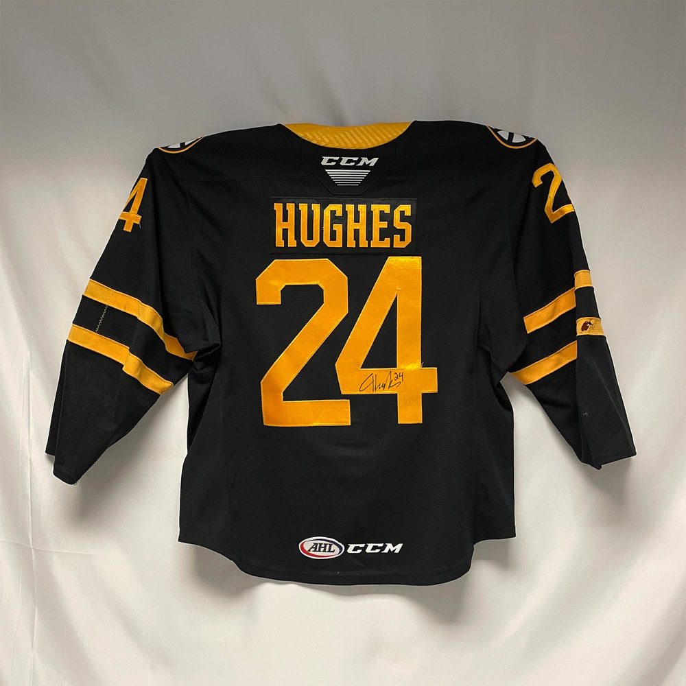 AHL Authentic 202021 Providence Bruins Alternate Captain's Jersey Worn and Signed by 24
