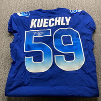 Panthers - Luke Kuechley Signed Game Issued Pro Bowl Jersey Size 44