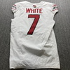 Cardinals - Kyzir White Game Worn Jersey (10/22/2023) Size 42 With Captains Patch