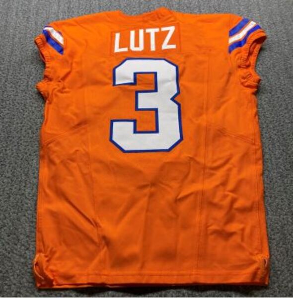 STS - Broncos Will Lutz Game Worn Jersey (11/06/2025) Size 42 With Capta...