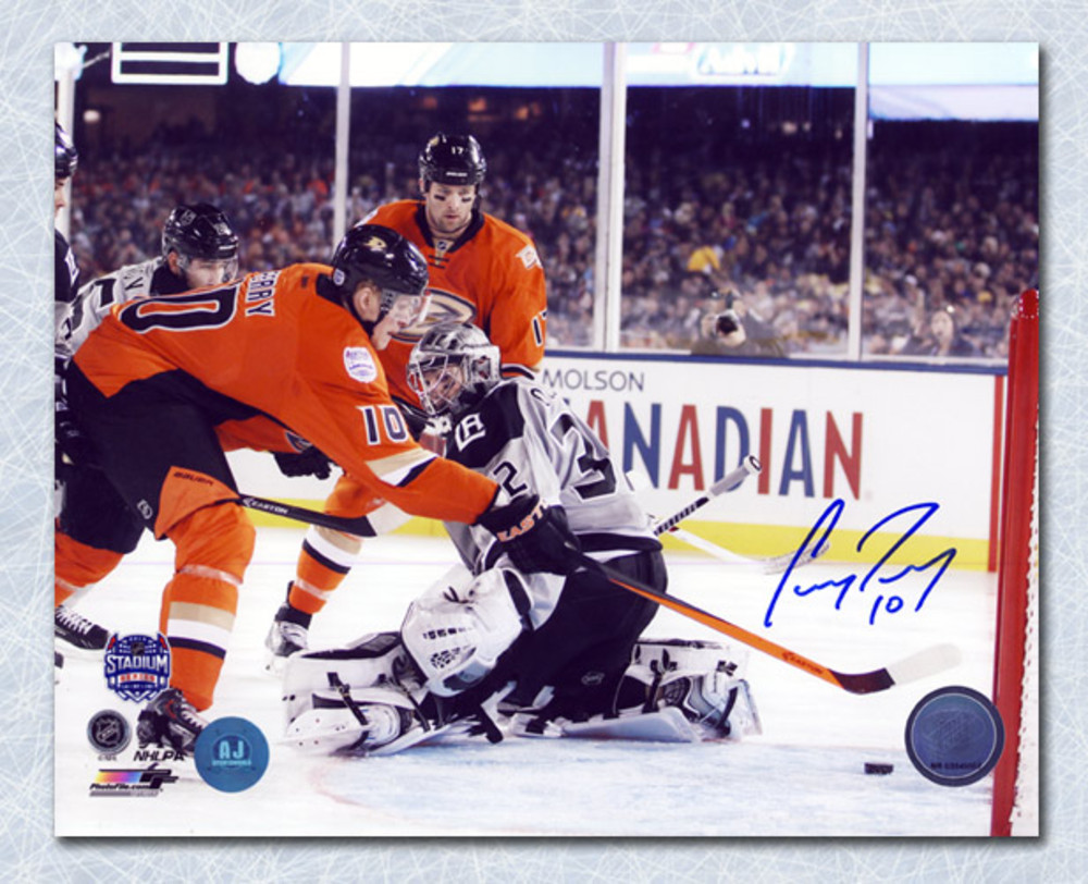 Corey Perry Anaheim Ducks Autographed Stadium Series Goal 8x10 Photo ...