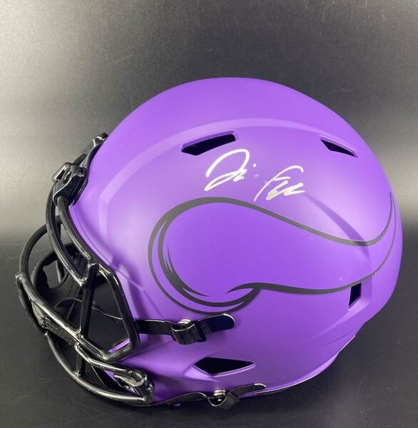 NFL - Vikings Tai Felton Signed Rave Replica Speed Helmet