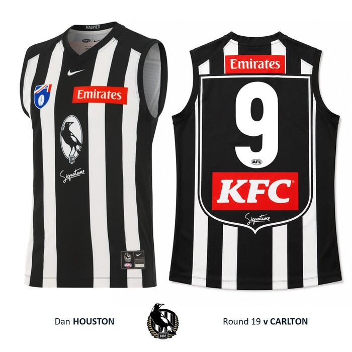 Photo of Dan Houston #9 Collingwood 2026 Retro Guernsey Guernsey