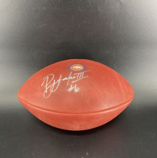 Broncos - Paxton Lynch Signed Authentic Football With Broncos Logo (Not ...
