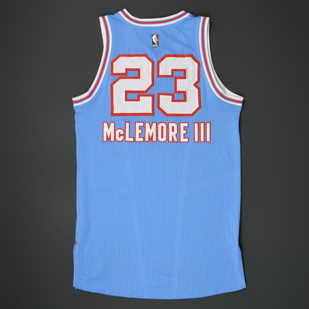 Ben McLemore Sacramento Kings GameWorn '198586 Road Hardwood Classics' Jersey 201516