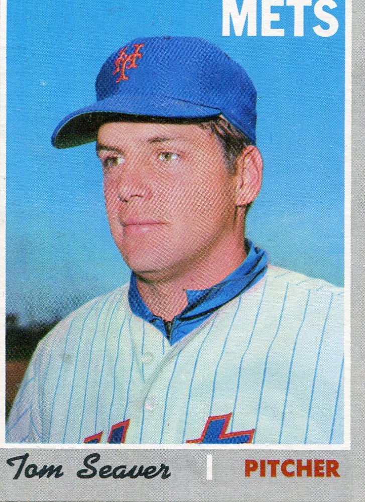 1970 Topps #300 Tom Seaver -- Hall of Famer