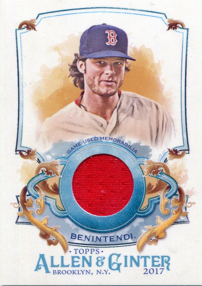 2017 Topps Allen and Ginter Relics Andrew Benintendi
