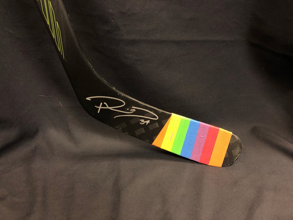 Phil Di Giuseppe #34 Autographed Pride Tape Stick