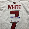 Cardinals - Kyzir White Game Worn Jersey (10/22/2023) Size 42 With Captains Patch