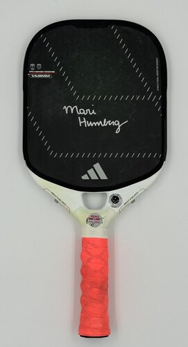 Photo of Mari Humberg Match Used Signed Paddle