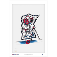 Target Field Sketch - Limited Edition Print of 100 by S. Preston | MLB ...