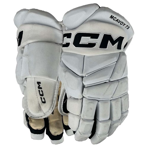 Photo of Game-Used 2026 Stadium Series CCM Hockey Gloves - Charlie McAvoy(1 of 2)