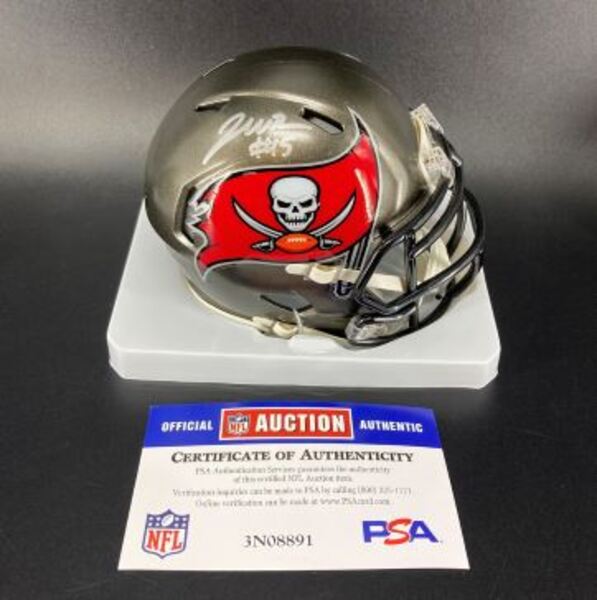 NFL - Buccaneers Jalen McMillan Signed Mini Helmet