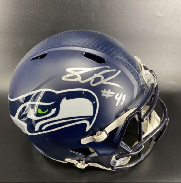 Seahawks - Shaquem Griffin Signed Replica Speed Helmet (Not Authenticated)