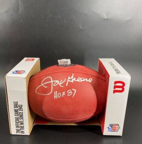HOF - Steelers Joe Greene Signed Authentic Football