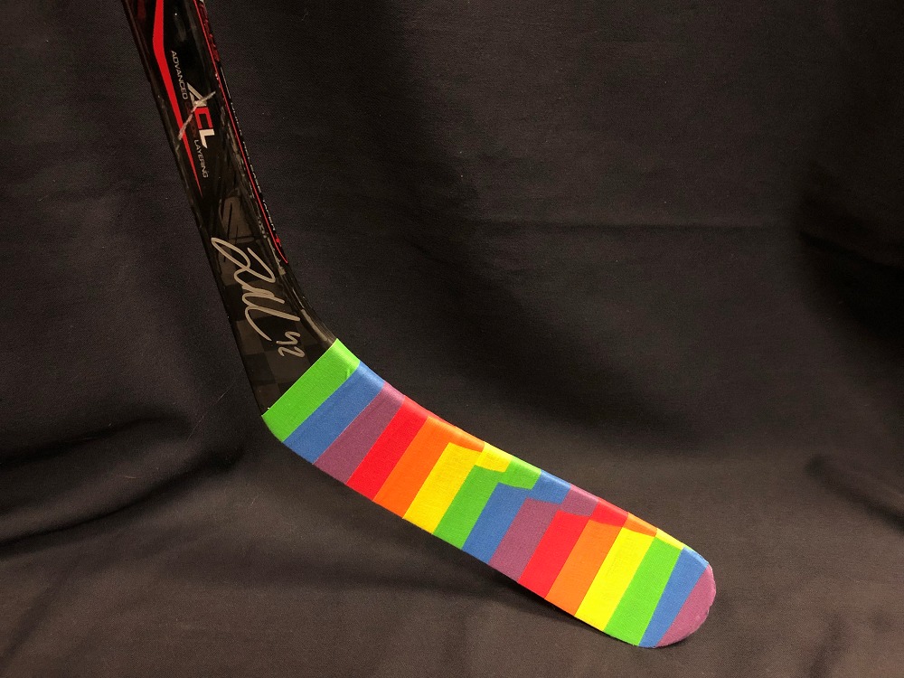 Joakim Nordstrom #42 Autographed Pride Tape Stick