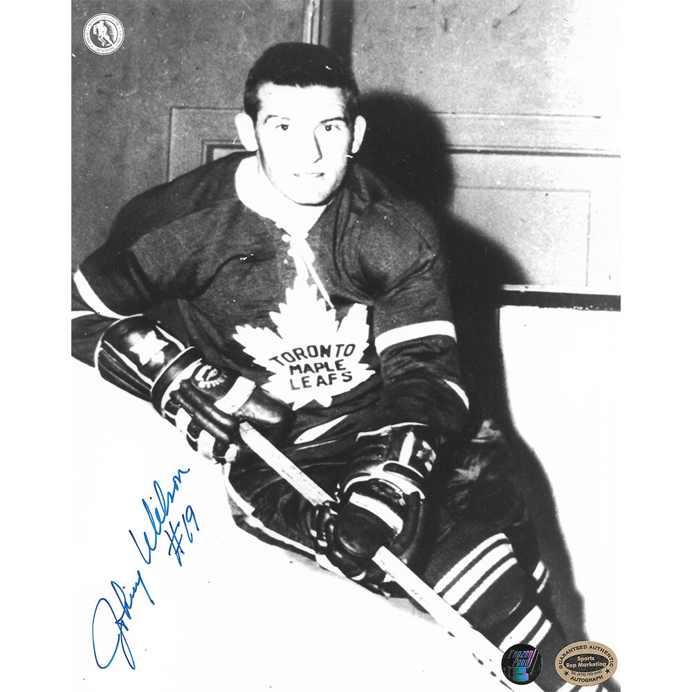 Johnny Wilson Autographed Toronto Maple Leafs 8X10 Photo