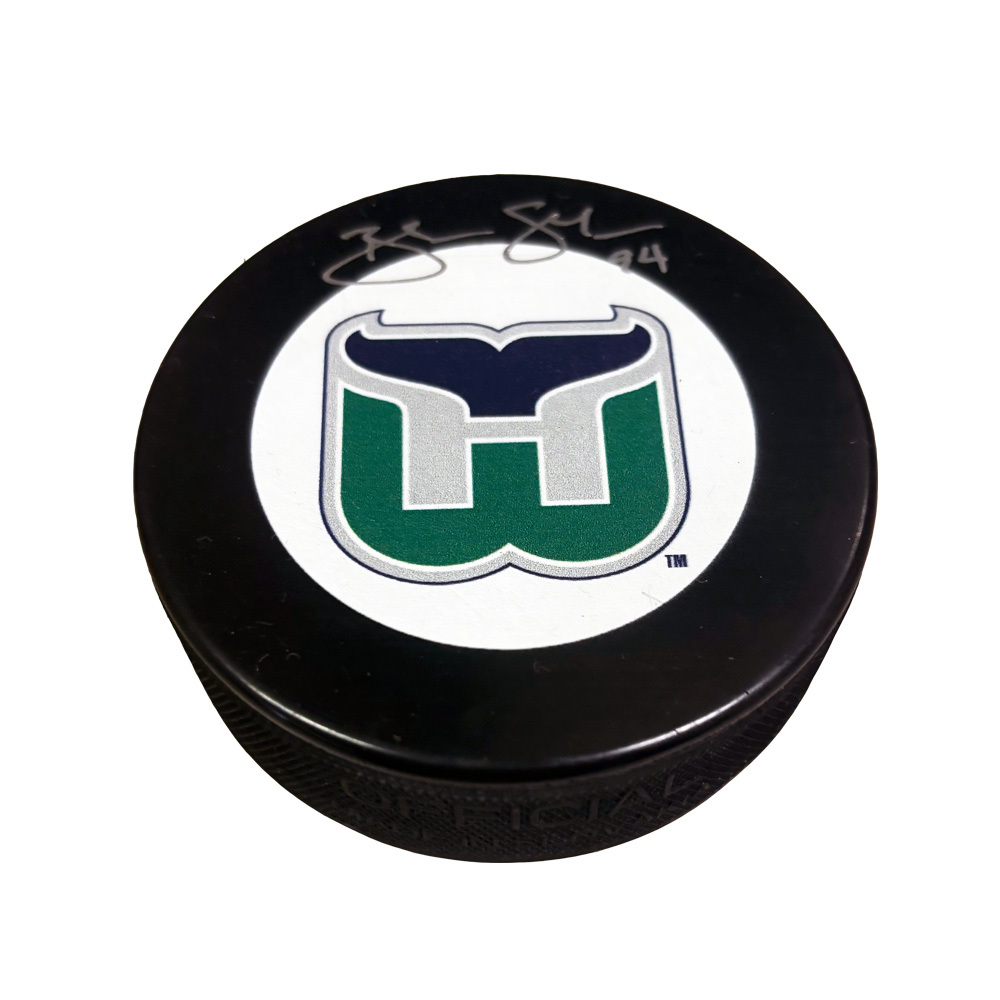 BRENDAN SHANAHAN Signed Hartford Whalers Puck