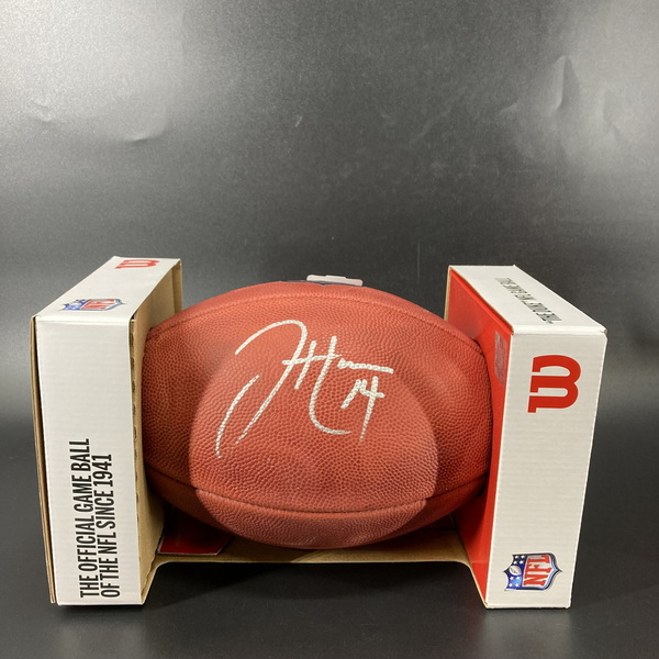 NFL - Saints Jake Haener signed authentic football