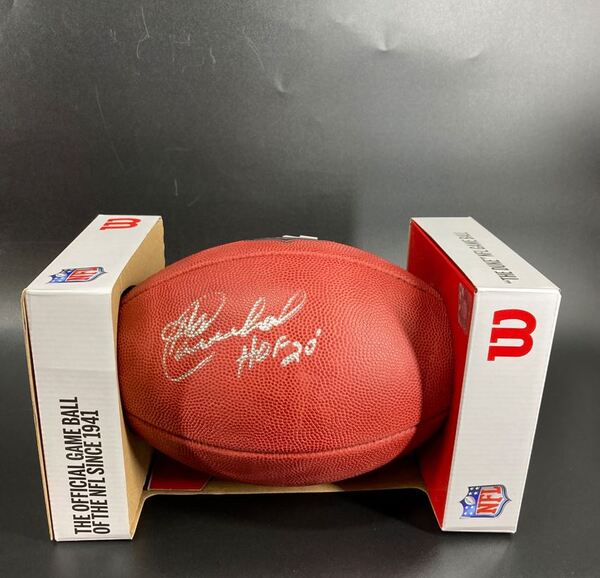 HOF - Eagles Harold Carmichael Signed Authentic Football