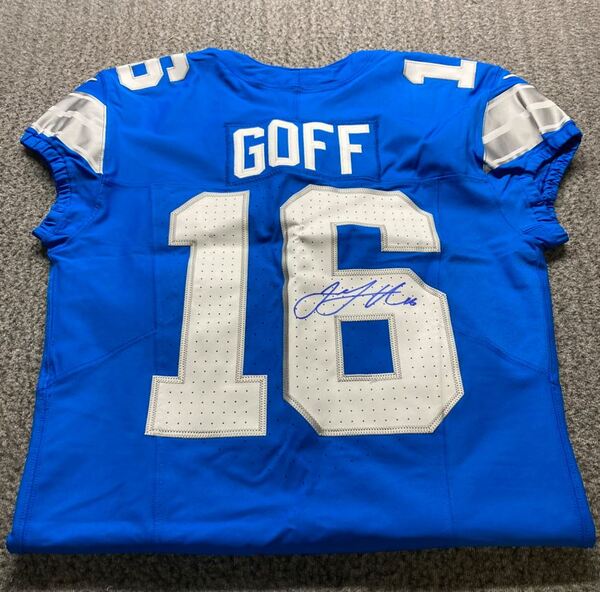 NFL - Lions Jared Goff Signed Authentic Jersey Size 42