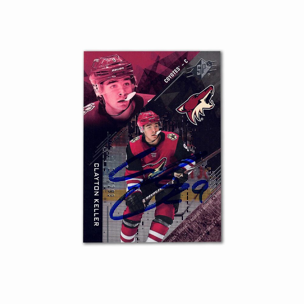 2017-18 UD SPX #R-CK CLAYTON KELLER Autographed Rookie Card - #299