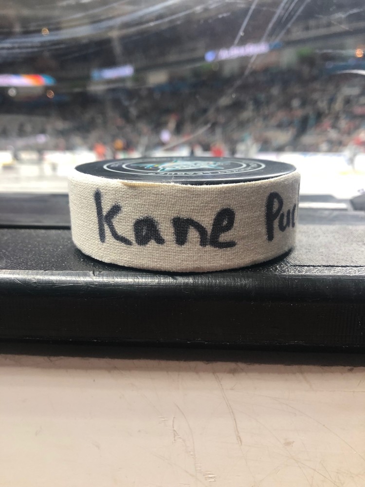 Patrick Kane Chicago Blackhawks Central Division Gatorade NHL Puck Control Event-Used Puck