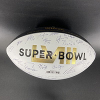 NFL - 49ers Multi Sign Super Bowl LVIII Commemorative Panel Ball Signed ...