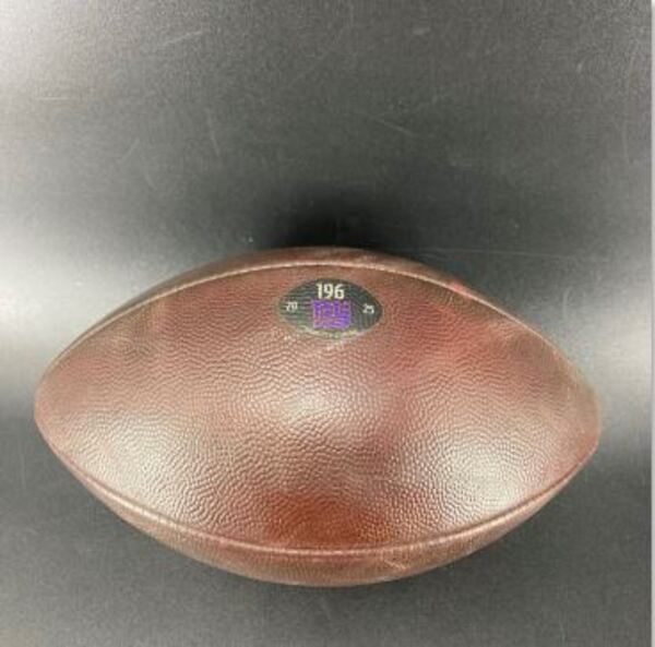 STS - Giants Game Used Football (11/16/2025) Individually Numbered 196 N...