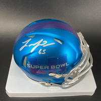 NFL - Eagles Lane Johnson Signed Super Bowl 52 Mini Helmet