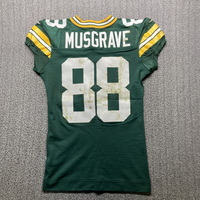 Sao Paulo Game - Packers Luke Musgrave Game Worn Jersey 9.6.24 Size 44 w...