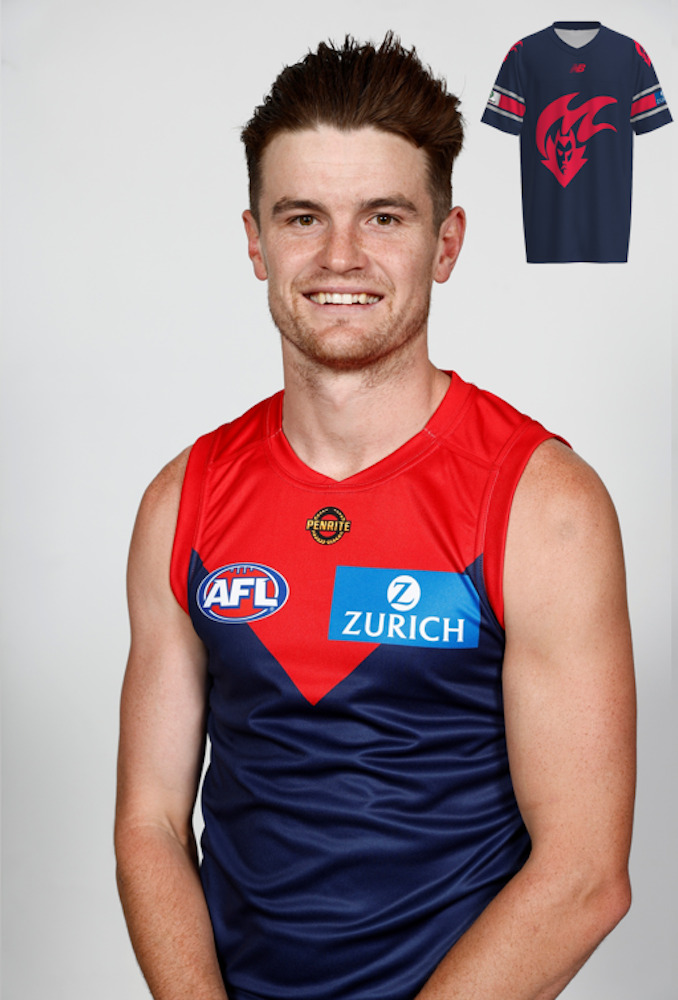 Melbourne Demons Gather Round Gridiron Top - Bayley Fritsch #31