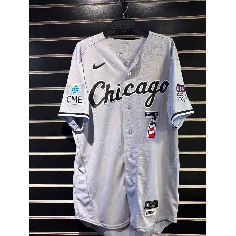 Jacob Gonzalez Game-Used Fourth of July Jersey - Size 46 | White