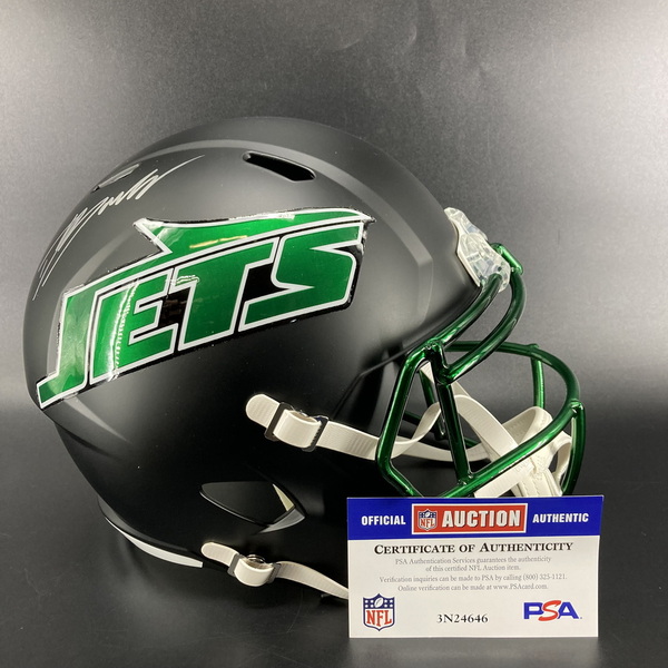 NFL - Jets David Bailey Signed Alternate Replica Speed Helmet