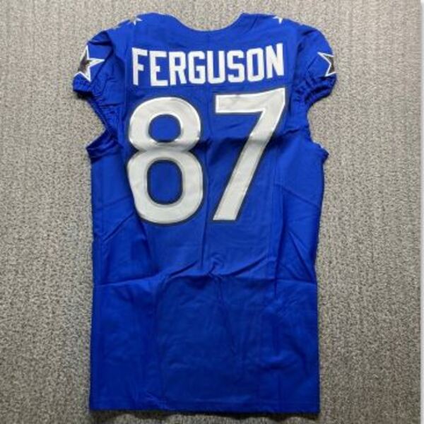 NFL - Cowboys Jake Ferguson Game Issued Pro Bowl Games Jersey Size 42