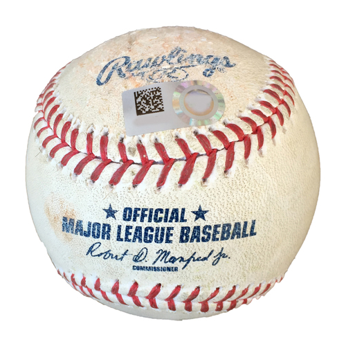 Minnesota Twins - 2019 Game Used Baseball - Albert Pujols Single