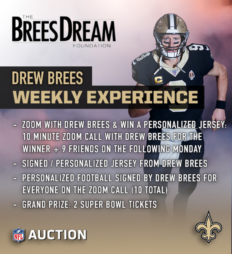 Drew Brees Weekly Experience