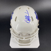 NFL - Seahawks Tyreke Smith Signed NFL Shield Mini Helmet