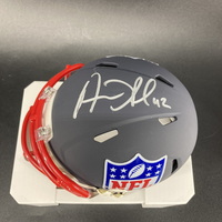 NFL - Vikings Andrew DePaola Signed Blue NFL Shield Mini Helmet