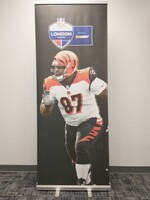 NFL - Bengals Geno Atkins London Games Used Banner 2019 Season