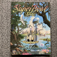 HOF - Packers Ron Wolf Signed Super Bowl XXXL Program with HOF 79 Inscri...