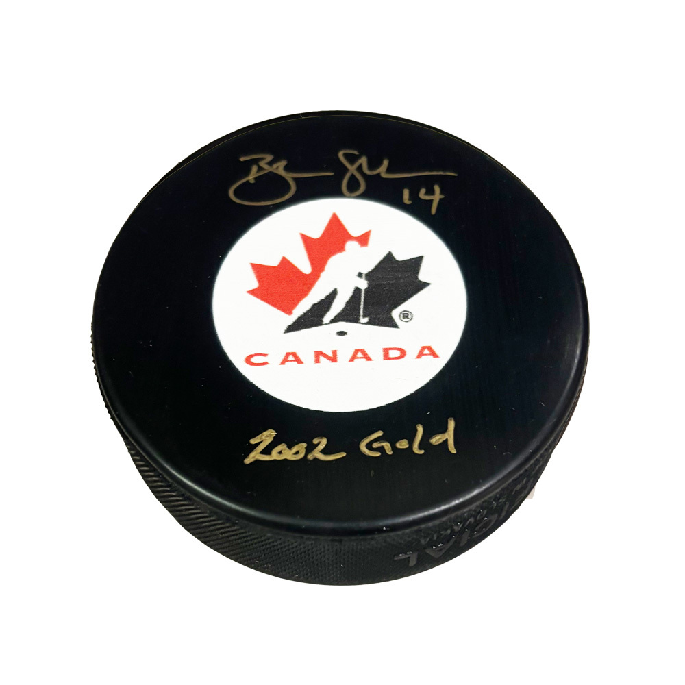 BRENDAN SHANAHAN Signed Team Canada Puck - 