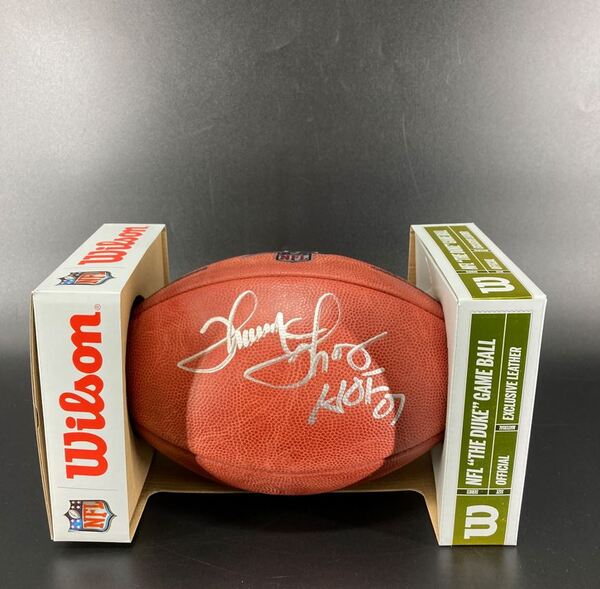 HOF - Bills Thurman Thomas Signed Authentic Football