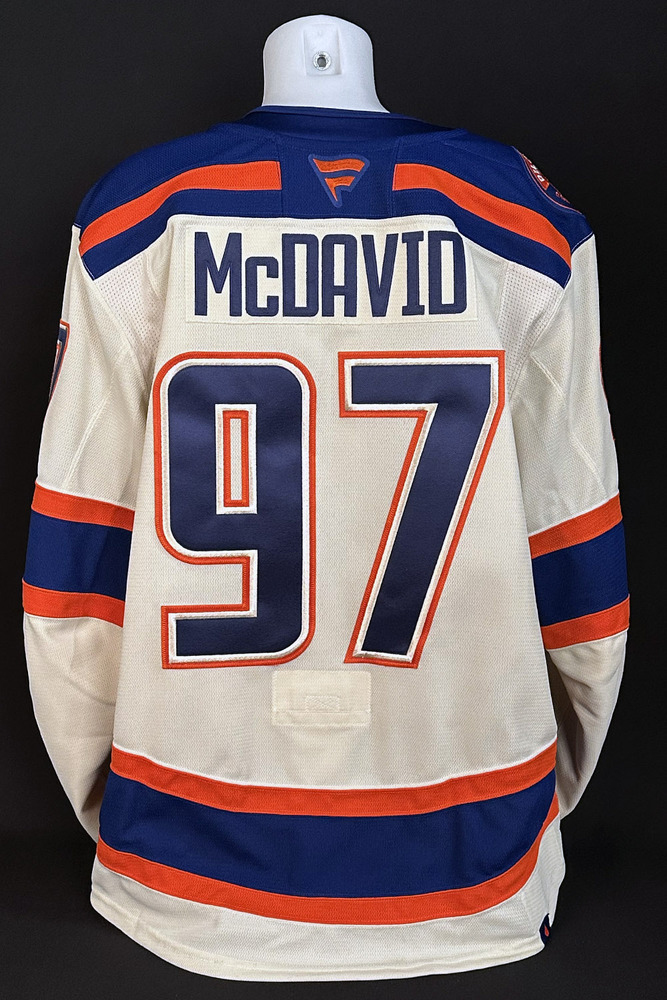 Connor McDavid #97 - 2025-26 Edmonton Oilers Alternate Set #2A Game Worn Jersey - Worn For 1 Game - Dec 6th vs Winnipeg