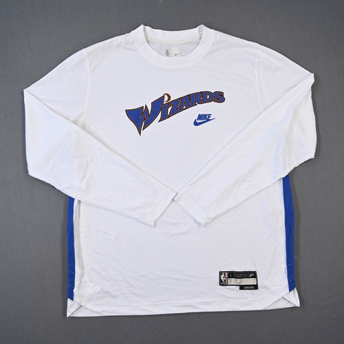 Image of Goodwin, Jordan - Washington Wizards - Game-Issued City Edition Long-Sleeved Shooting Shirt - 2022-23 NBA Season
